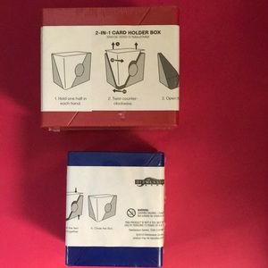 Game card storage boxes